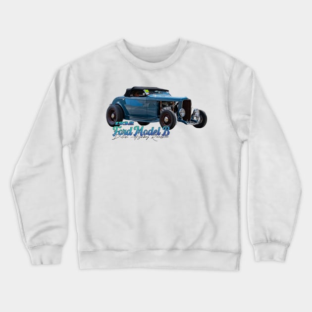 1932 Ford Model B Deluxe Highboy Roadster Crewneck Sweatshirt by Gestalt Imagery